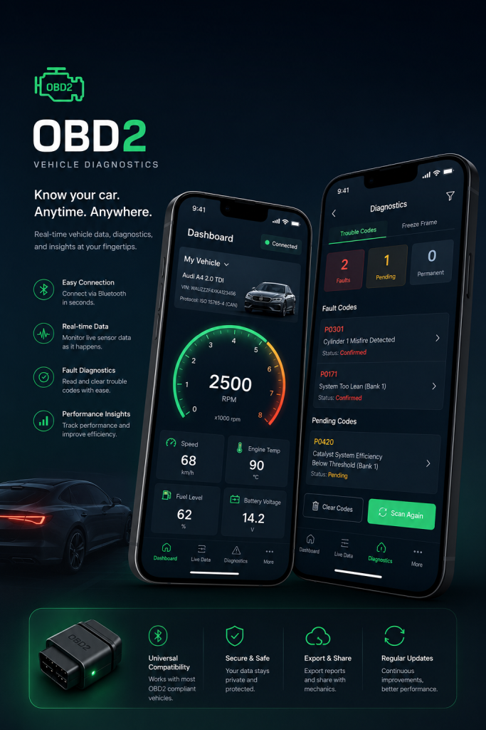 OBD2 UI UX