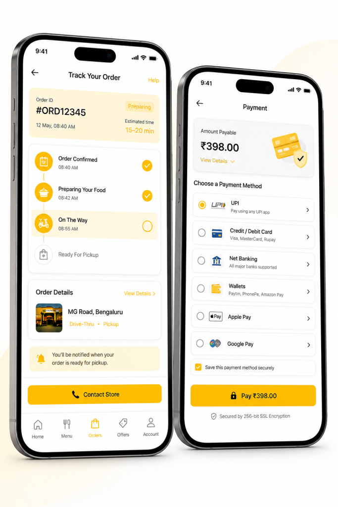 native food ordeing app
